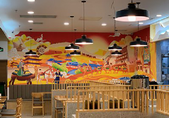 澄城商业空间彩绘介绍。