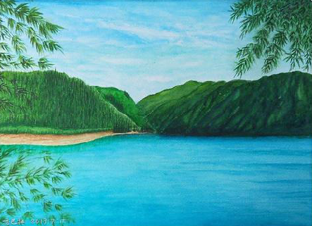 澄城在墙绘中，如何绘画绿水青山？