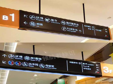 澄城如何通过商场标识牌引导客流分布？